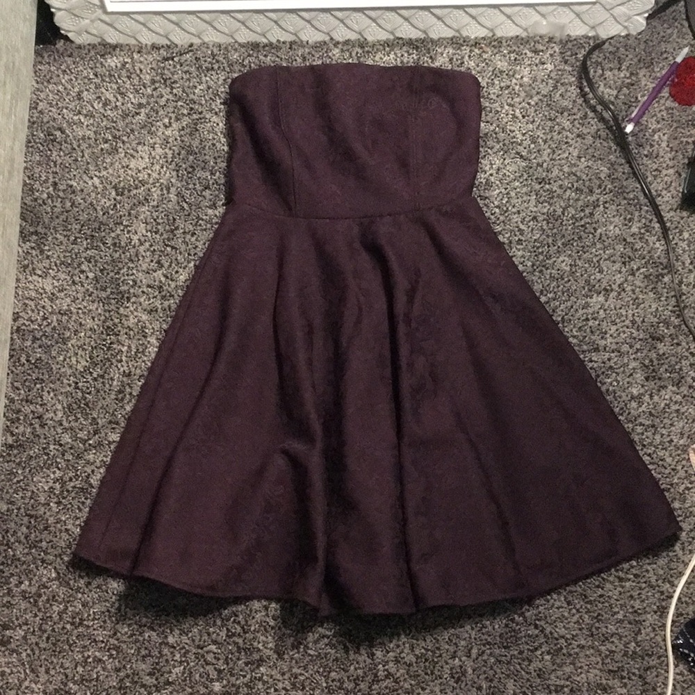 dark purple dress